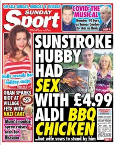 The Sunday Sport August 20 2022